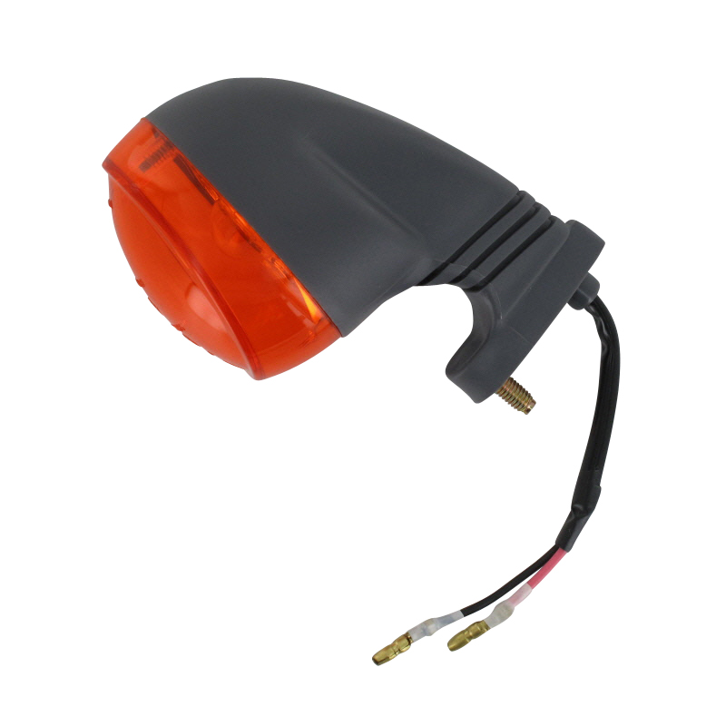 PGO Blinker hinten links E1 orange, Gehäuse grau 50ccm 2Takt Motorroller.de Signalleuchte Blinklicht Blinkleuchte Fahrtrichtungsanzeiger Blinkleuchten