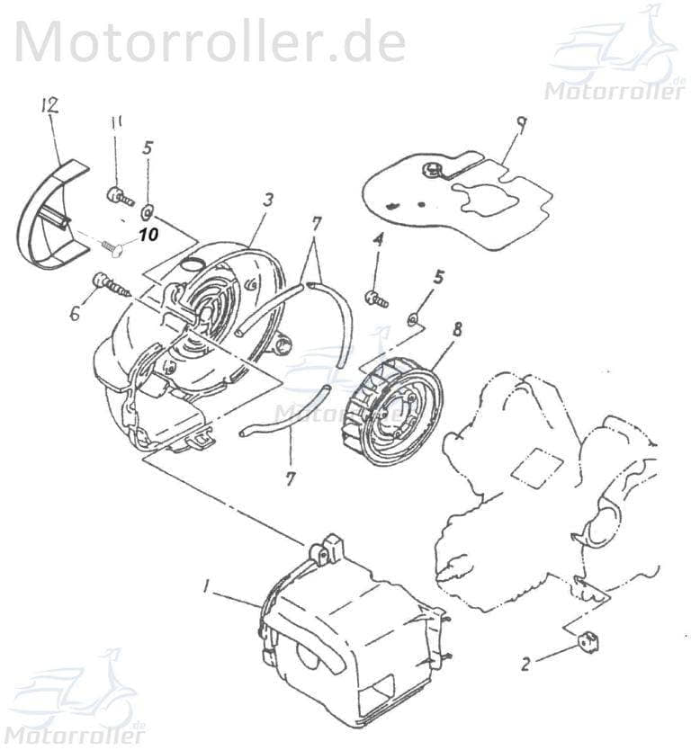Adly Blechschraube ST4.8x38mm Kreuzschraube Quad 50ccm 2Takt Motorroller.de Kreuzschlitzschraube Blech-Schraube Treibschraube Minarelli liegend ATV