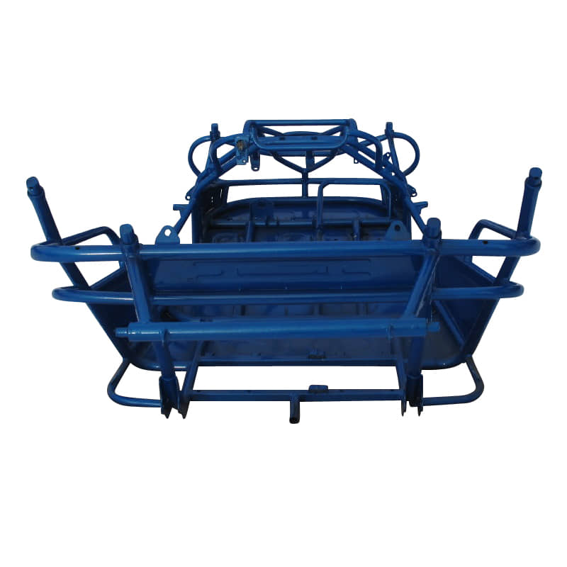 Rahmen blau Fahrgestell Tongjian Strassenbuggy 150 2.000.044-B Motorroller.de Eppella ECM TBM Twister Hammerhead Wangye Kasea Buggy
