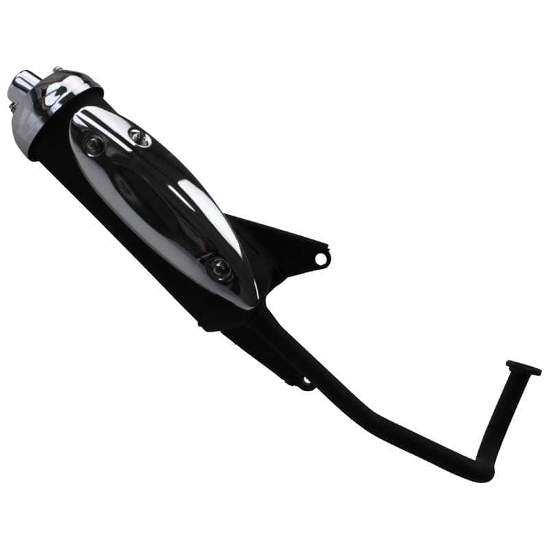 Rex RS460 Auspuff-Anlage 50ccm 4Takt Auspuff Roller Motorroller.de Endschalldämpfer 139QMB JSD50QT-13 50cc 4T 139QMA Auspuffanlage Endtopf