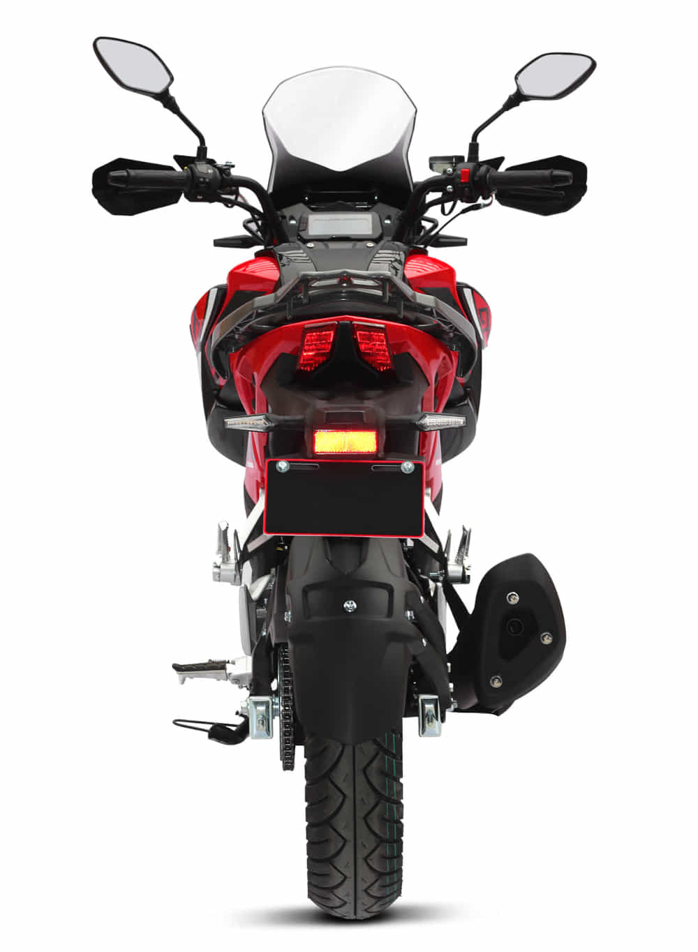 Motorrad Fighter 125 GT-S rot 90 km/h Euro 5+ 125er Leichtkraftrad Schaltmoped Tourer
