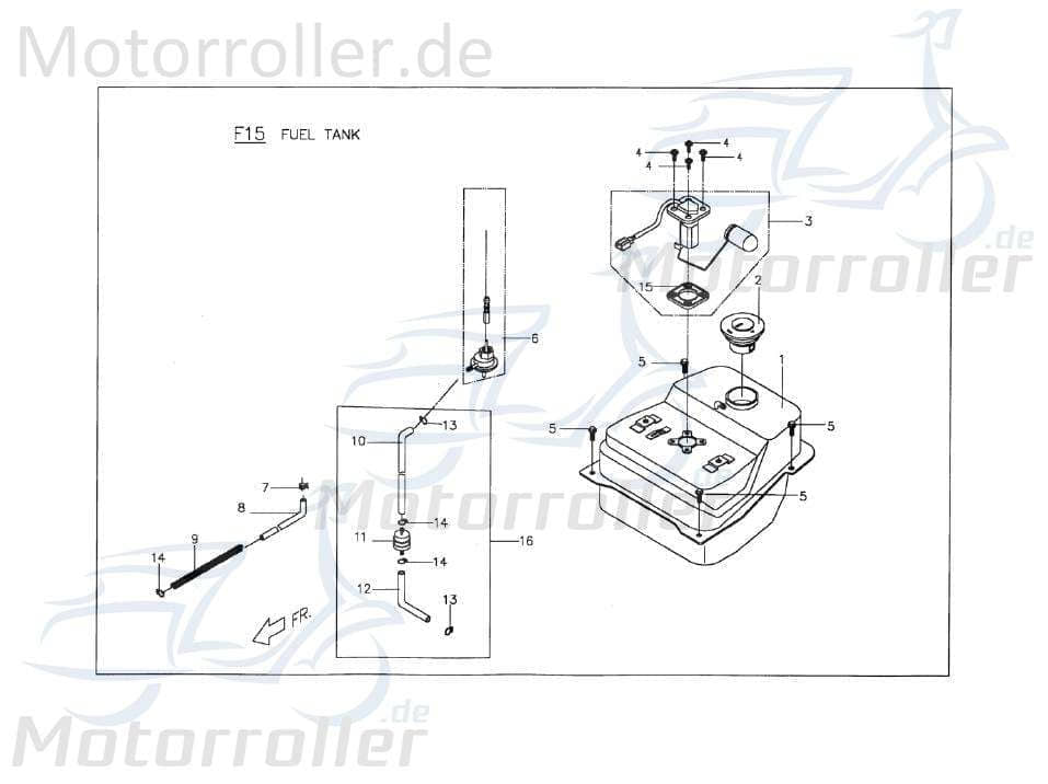 PGO Benzinhahn Ligero RS 125 Kraftstoffhahn Kraftstoffventil P6523000000 Motorroller.de Benzin-Hahn Kraftstoff-Ventil Benzin-Ventil Kraftstoff-Hahn