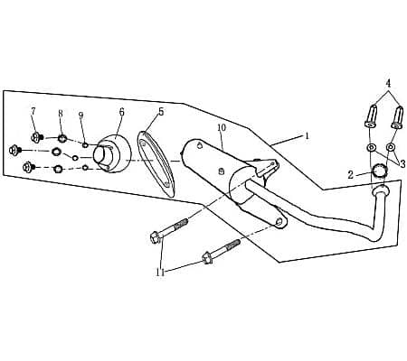 Dichtung Papierdichtung 4Takt 50/125ccm 701318