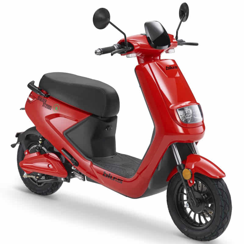 Elektroroller Scoody 45 Blu:s XT2000 Stalker rot 2000W 45 km/h E-Roller E-Scooter Mofa B-Ware