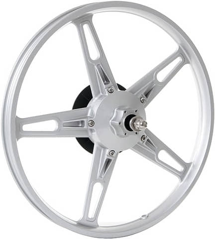 Hinterrad Lucca für Schraubkranz silber 0.299.4390