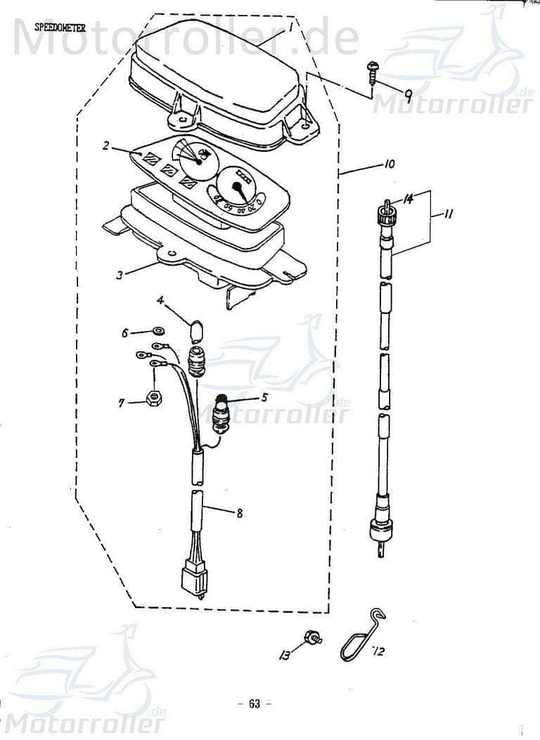 Standlichtbirne 12V 3W Glassockel AGM Leuchte 50ccm 4Takt Motorroller.de Leuchtmittel Glühbirne Glassockellampe 152QMI Scooter Fighter 125 Sport