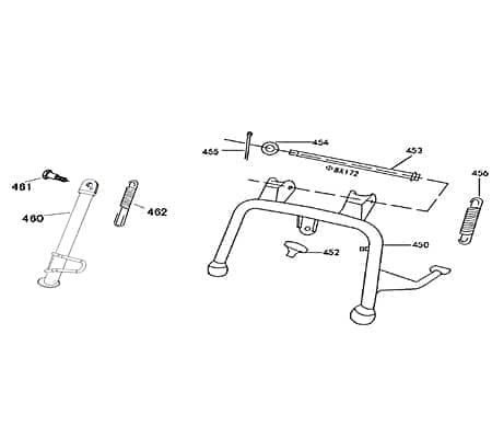 Hauptständer Motorroller Rex Florett 2.0|2.1 740808