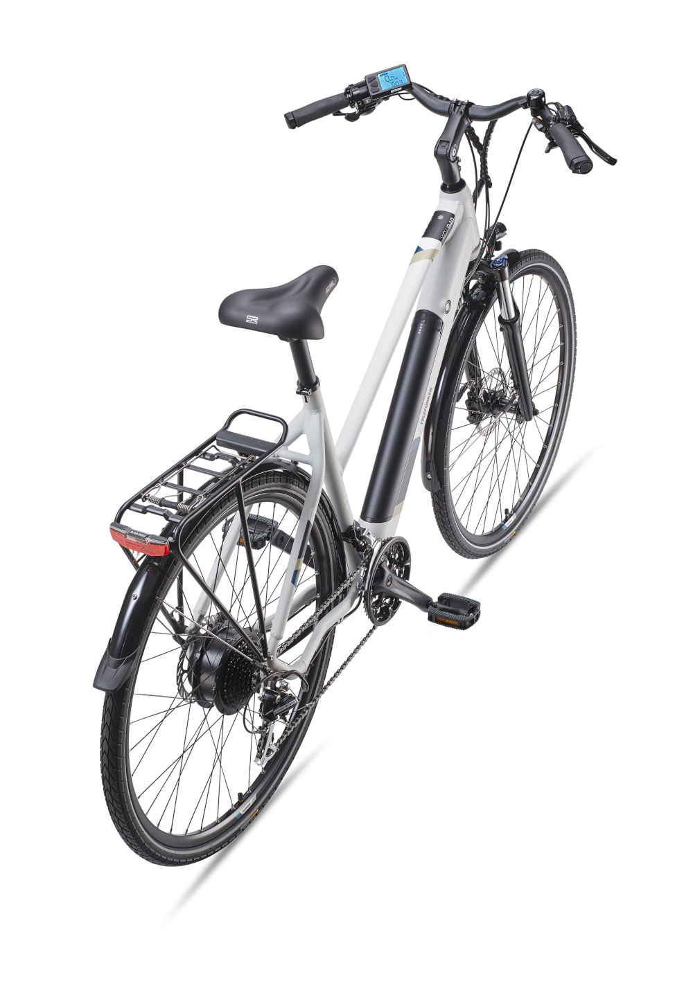 E-Bike Telefunken XC940 Expedition Elektrofahrrad Trekking-Pedelec kreide 28" RH 50cm E-Fahrrad Trekkingrad Damenrad