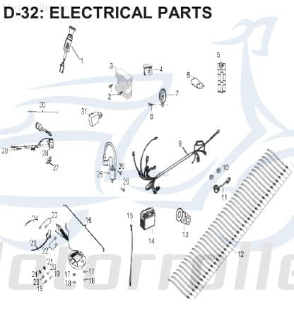 AEON Blinkrelais 3-polig 4x10W Blinkerrelais ATV 346ccm 4Takt Motorroller.de Blinkgeber Blinker-Relais Blink-Geber Signallichtrelais 350ccm-4Takt Quad