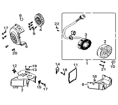 SMC Flanschmutter M10 Matador 50 Bundmutter 94050-10080 Motorroller.de Sechskantmutter Sechskant-Mutter Flansch-Mutter Maschinenmutter Scooter