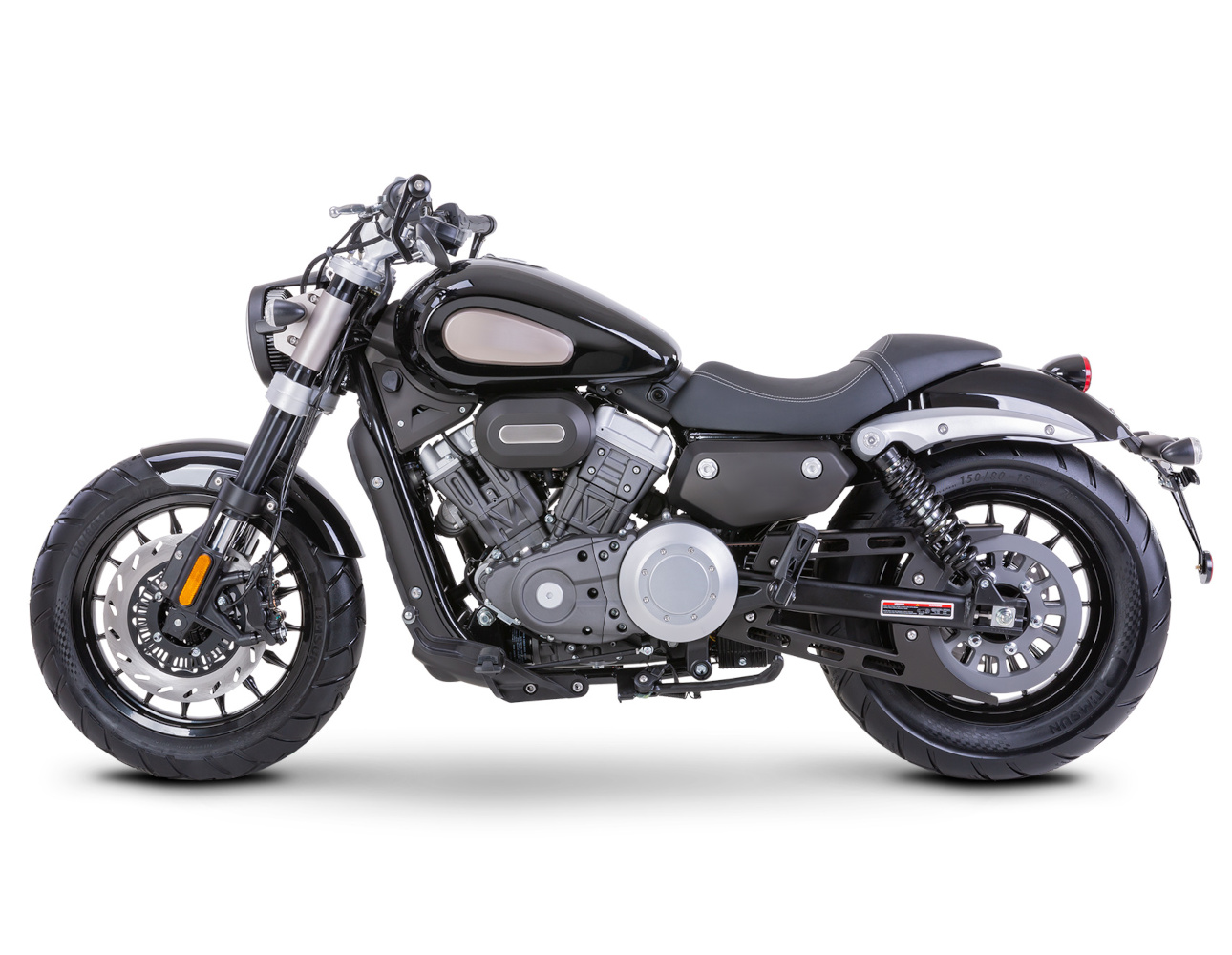 Motorrad Fighter 300 BC-RS schwarz Euro 5 300ccm Schaltmoped Chopper 129 km/h