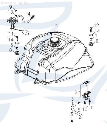 AEON Schraube M5x14mm Explorer Tomahawk 170 ATV 96310-05014-B Motorroller.de Bundschraube Maschinenschraube Flanschschraube Flansch-Schraube Quad