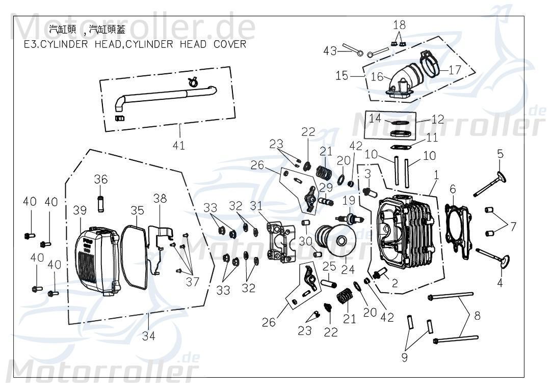 PGO Bugrider 200 Ansaugstutzen 200ccm 4Takt C72610500000 Motorroller.de Ansaugkrümmer Ansaugrohr Luftansaugrohr Ansauggummi Anschlussbogen Ansaugbogen