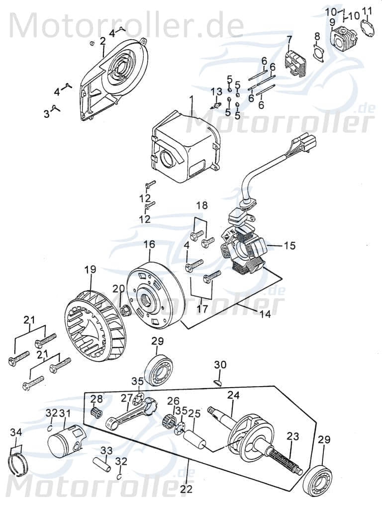 Zündkerze Taiwan BPR7HS E1 spark plug PGO E12220000002