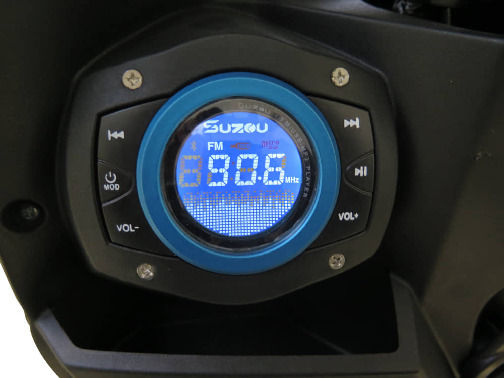 E-Fighter 45 km/h Elektroroller grau-grün  3000 Watt Lithium-Akku