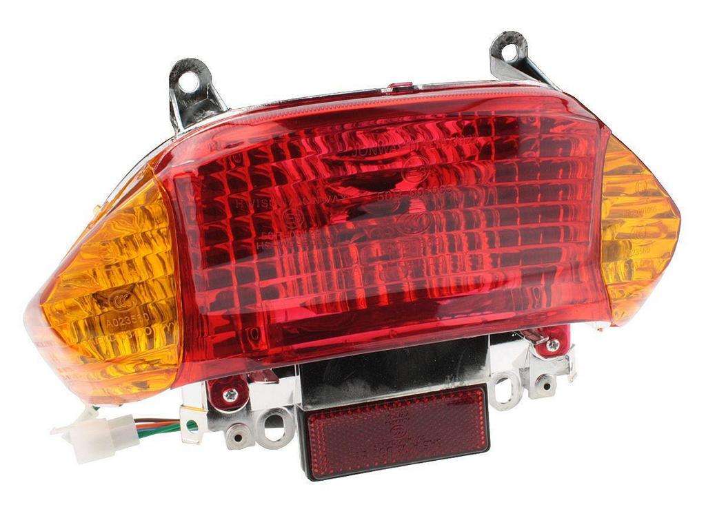 Rücklicht komplett mit gelben BAO-321100-TA9-0001-Y