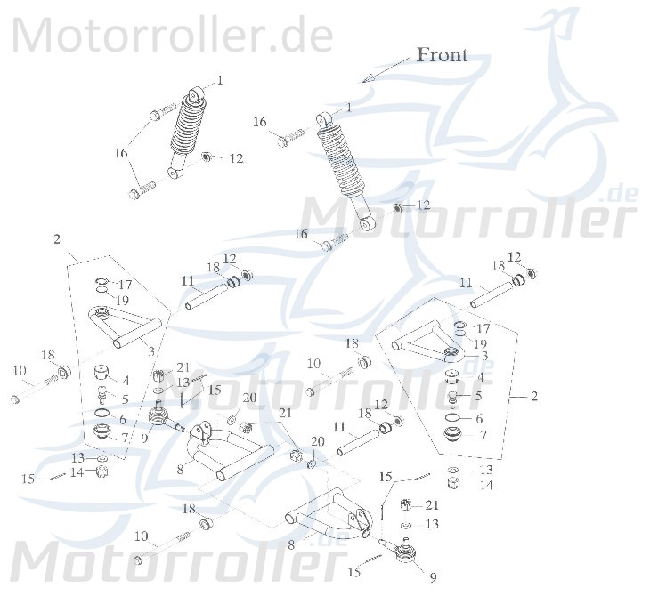 Adly Clip GK 125 Klemme Klammer Schelle Buggy 125ccm 4Takt Motorroller.de Klemmschelle Befestigungsschelle Halteklammer Schraubschelle Halteclip