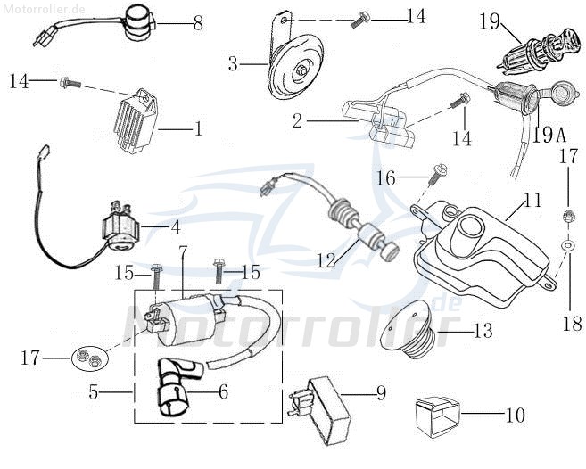 Ölstandgeber Ölsensor 50ccm 2Takt Jonway Öltankgeber 1170403 Motorroller.de Ölstandsanzeige Ölstandsgeber Anzeigeeinheit 1E40QMB Scooter Galactica