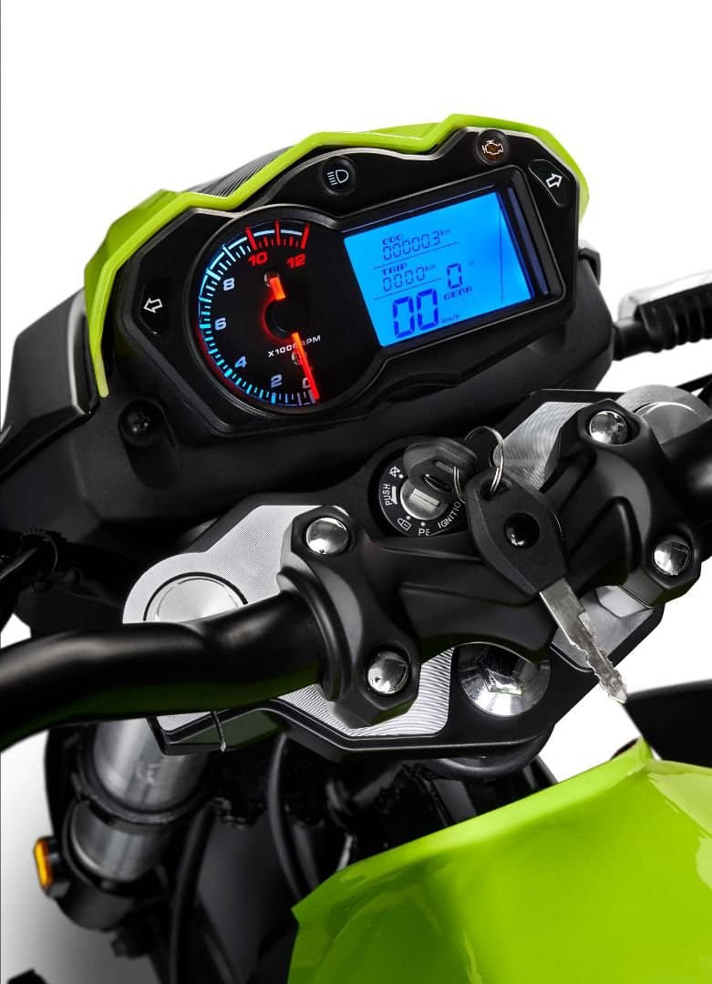 Motorrad Fighter 50 FR-S rot 45 km/h Euro 5 Schaltmoped Mokick 50ccm 4 Takt Kleinkraftrad Krad