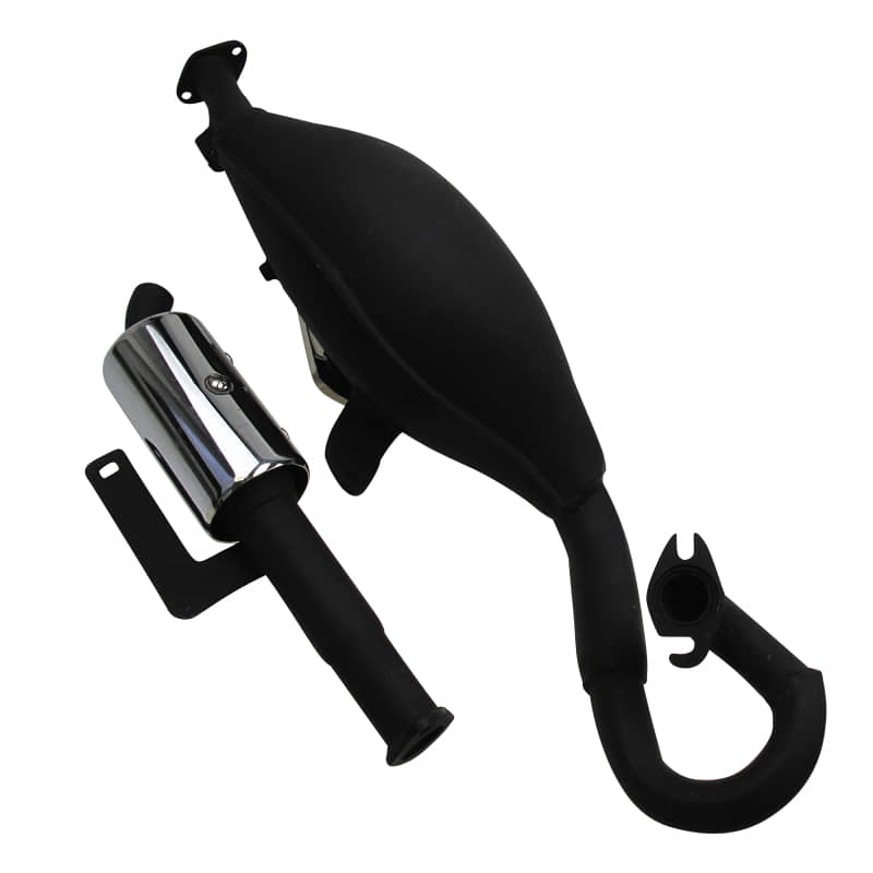 Adly Auspuff mit Katalysator mit Endrohr Endtopf 50ccm 2Takt Motorroller.de Endschalldämpfer Auspuffanlage Auspuff-Anlage Auspufftopf Auspuffendtopf