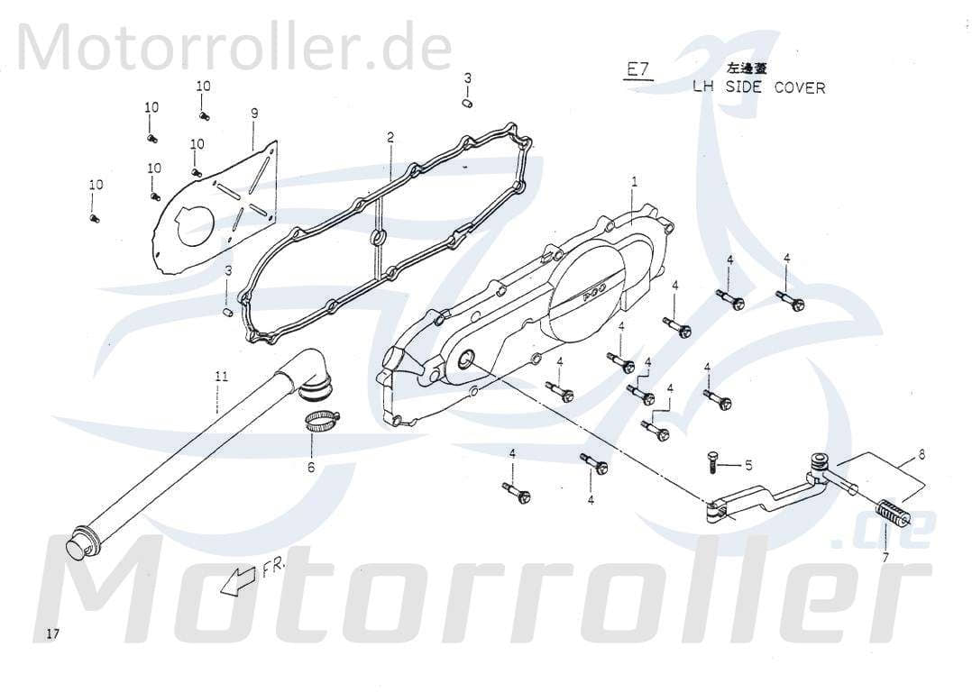 PGO Sicherungsstift 10x20mm Big Max 50 Splint 50ccm 2Takt Motorroller.de PGO 50ccm-2Takt Scooter Big Max Sport Ersatzteil Service Inpektion