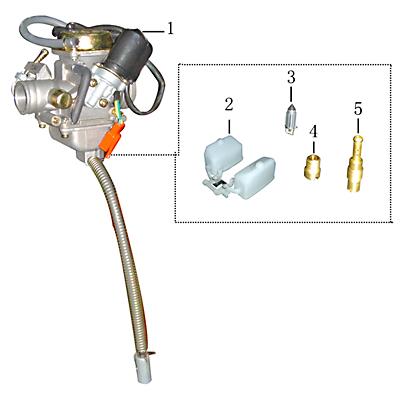 Leerlaufdüse Vergaserdüse Grösse 35 CVK PD24J 125ccm 704440 Motorroller.de 4Takt Nebendüse Nebenluftdüse Einstelldüse Nebenluft-Düse Leerlauf-Düse