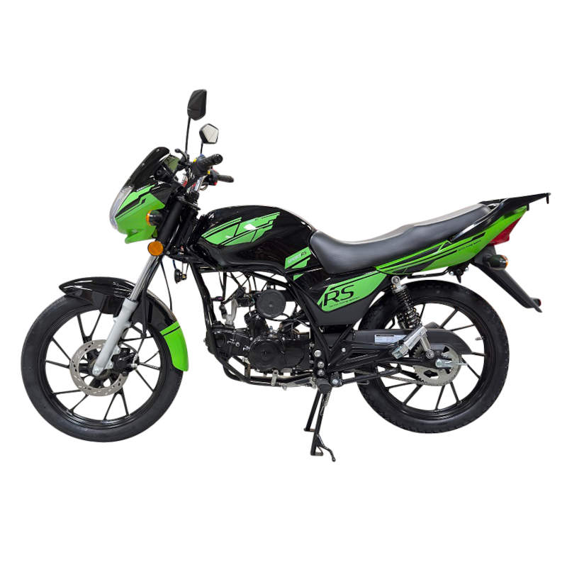 Motorrad Fighter 50 Sprint-S grün 45 km/h Euro 5 Schaltmoped Mokick 50ccm 4 Takt Kleinkraftrad Krad