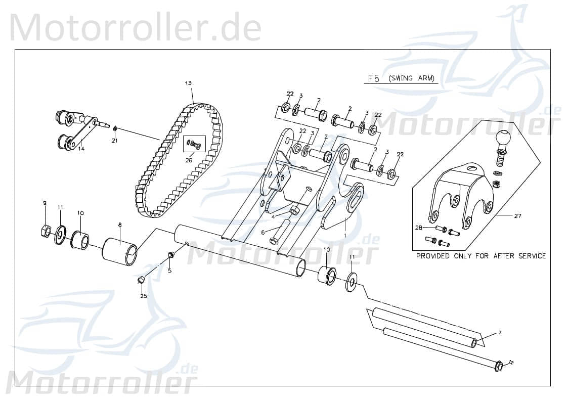 Kugellager 12x24x6 PGO 95571224600 Motorroller.de