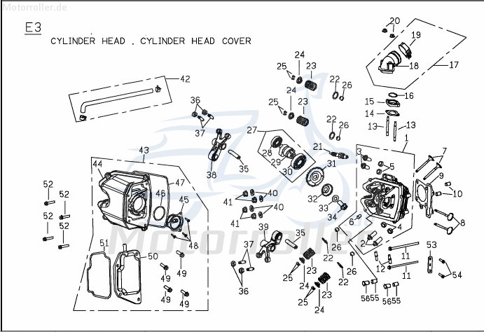 PGO Dichtung Ventilschaft 150ccm-4Takt G-Max 150 Roller C1071451000 Motorroller.de Ventilschaftdichtung Ventilschaftabdichtung Ventildichtung Mokick