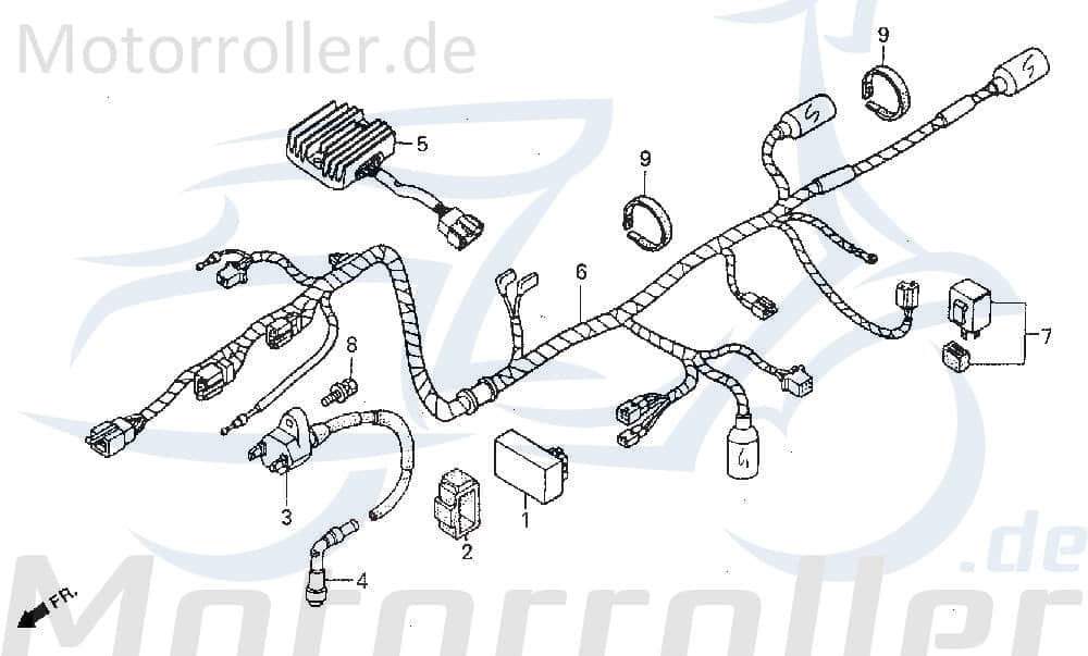 Regler Daelim VS 125 Regeleinheit Roller Scooter 125ccm 4Takt Motorroller.de 125ccm-4Takt Ersatzteil Service Inpektion Direktimport