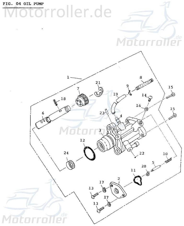 Ölpumpe Automatik 2Takt 50ccm Oelpumpe ALG-073000
