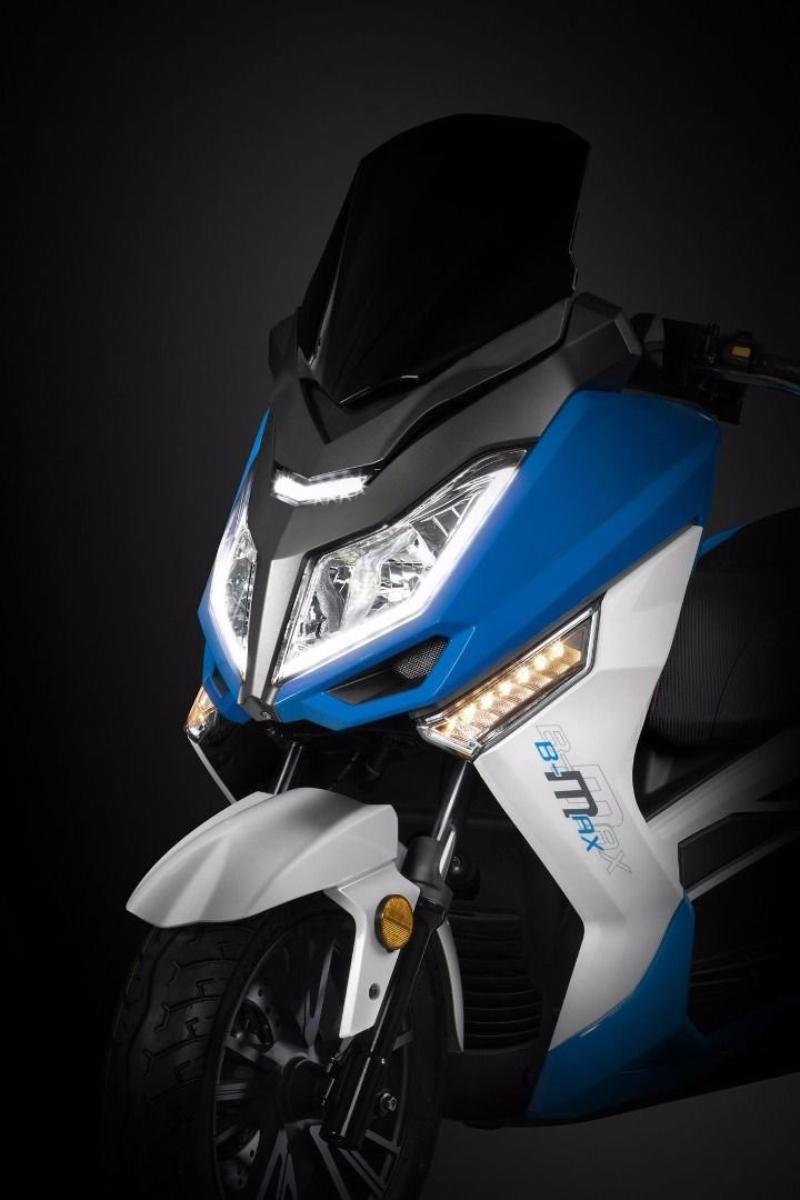 Motorroller Firejet 125 BMAX schwarz-braun Euro 5 Scooter Roller 125 ccm 4 Takt