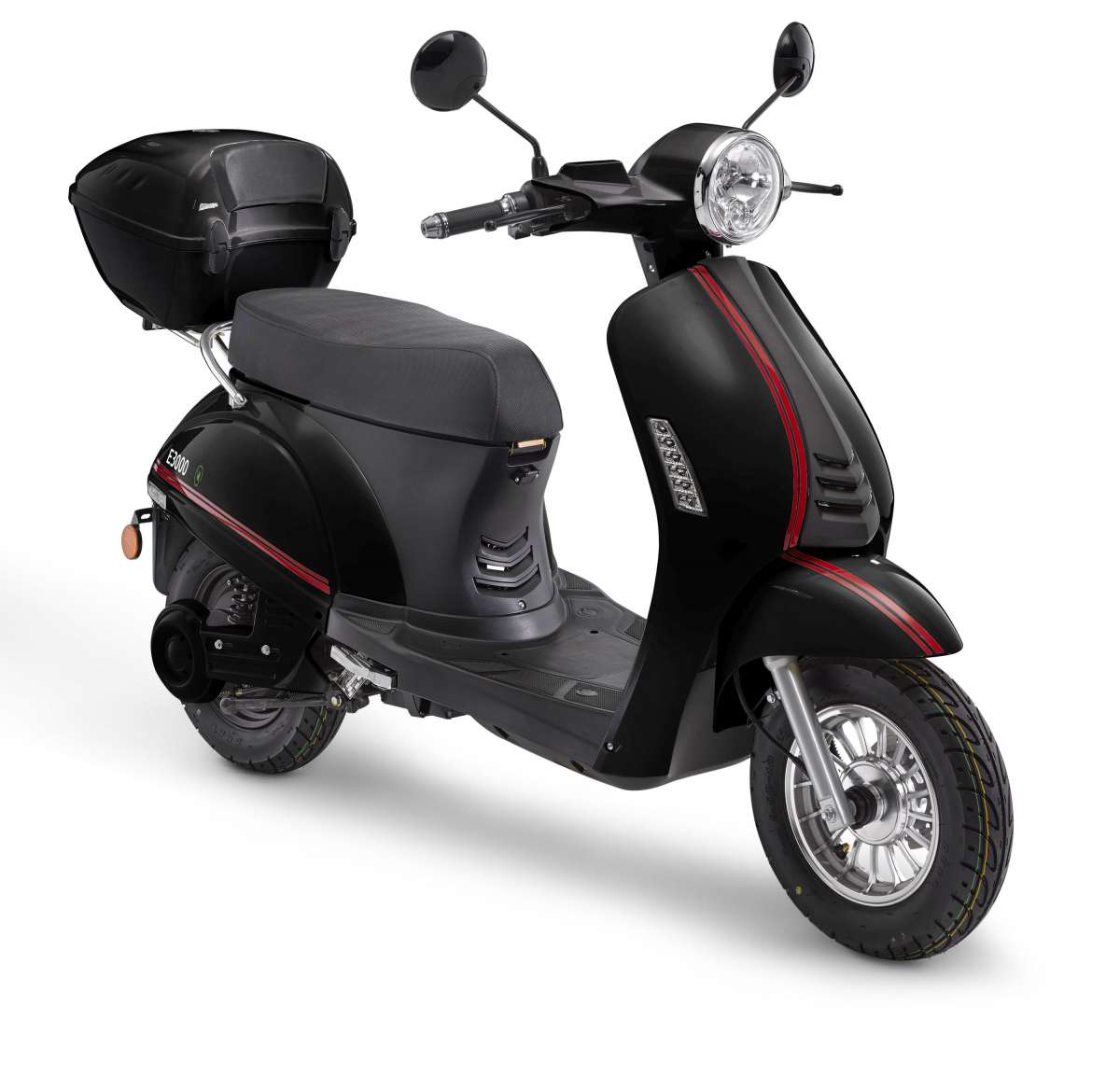 Elektroroller E3000 45 km/h schwarz Elektro Scooter E-Roller E-Scooter Mokick Motorroller B-Ware