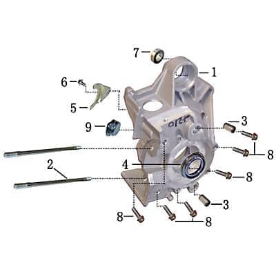 Gummistopfen Kurbelgehäuse Minarelli liegend Rex 50ccm 2Takt 704281 Motorroller.de Verschlussstopfen Gummikappe Gummi-Stopfen Pfropfen Dichtstopfen
