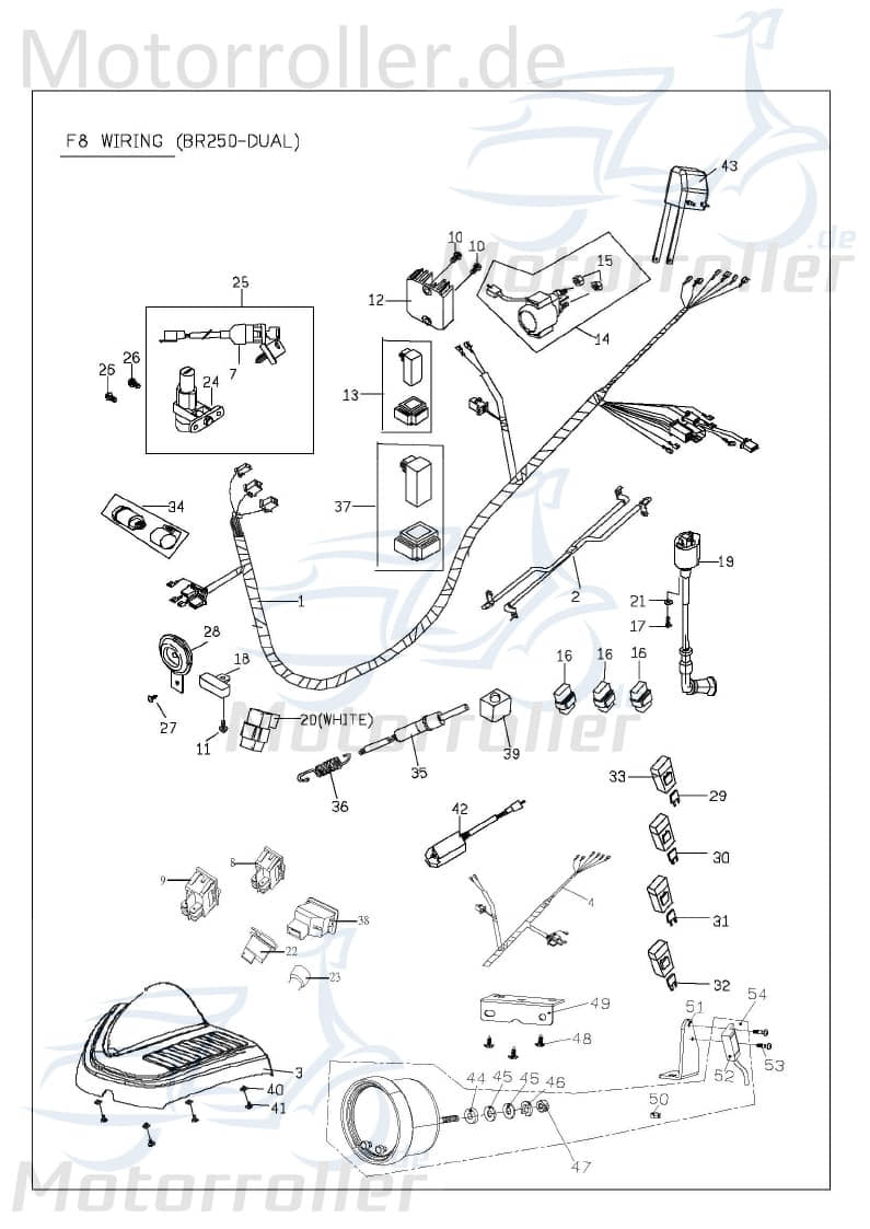 PGO Bugrider 250 CDI Zündbox 250ccm 4Takt 30400-KHE7-900.2 Motorroller.de Steuergerät CDI-Einheit Blackbox Zündeinheit Buggy Ersatzteil Service
