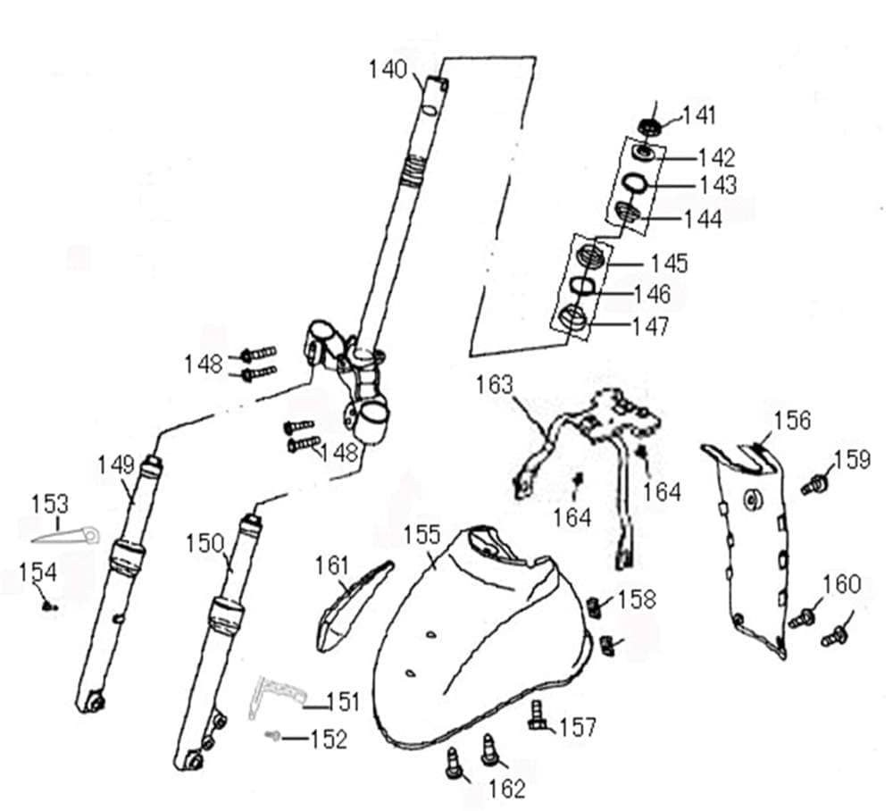 AGM GMX 460 Retro Classic Kotflügel 50ccm 4Takt 61101-XGW-9000-W Motorroller.de Spritzschutz Schutzblech Schutz-Blech Radabdeckung Innenkotflügel