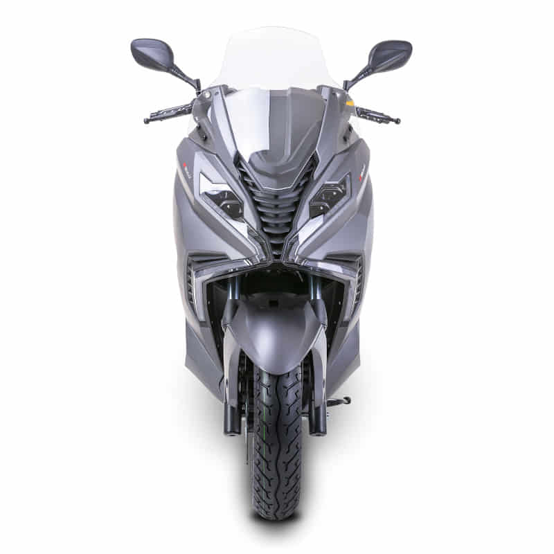 Motorroller Fighter 125 R GT Max blau 95 km/h 4-Ventiler Euro 5+ Großraumroller Leichtkraftrad Scooter 125ccm
