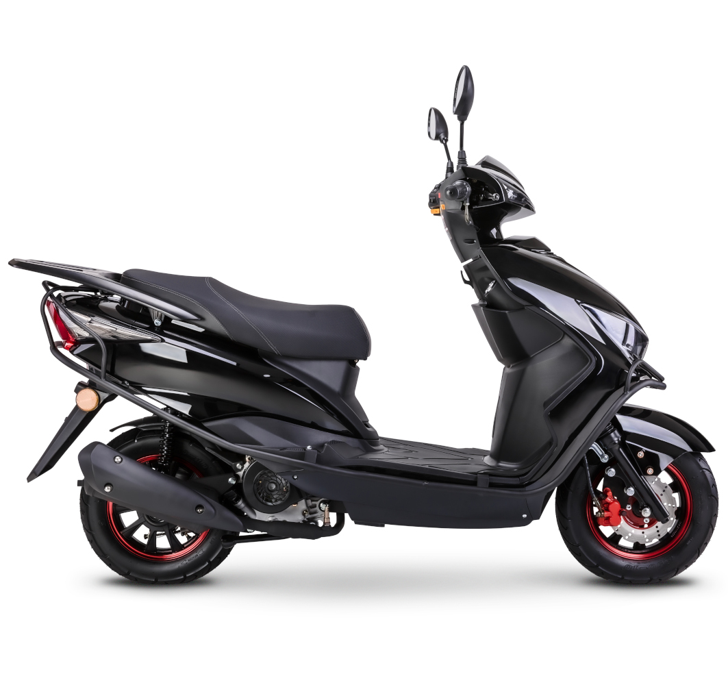 Motorroller GMX 460 Sport C-RZ schwarz 45 km/h Euro 5 Scooter Mokick Roller