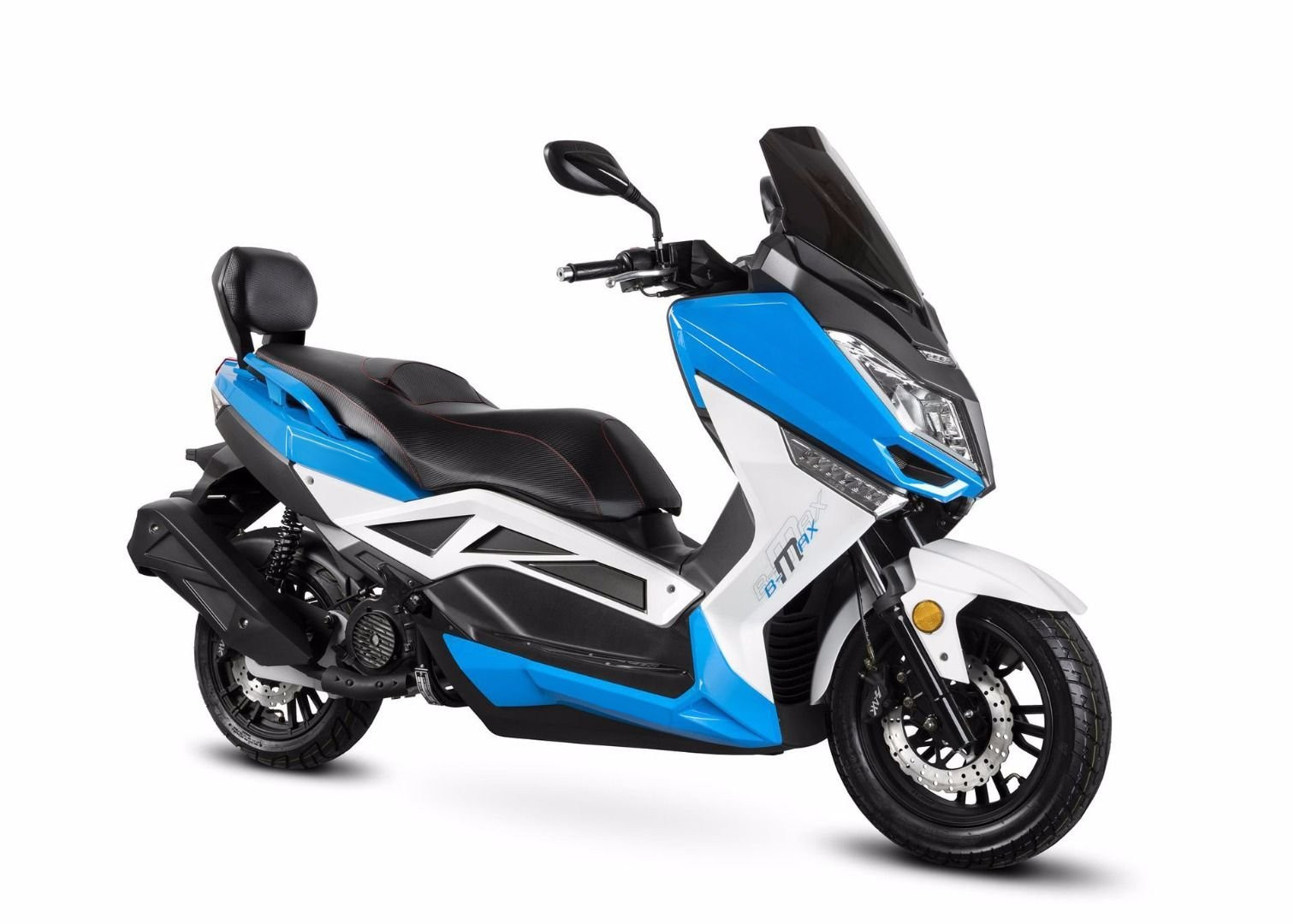 Motorroller Firejet 125 BMAX schwarz-braun Euro 5 mit Topcase Scooter Roller 125 ccm 4 Takt