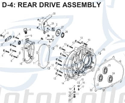 Aeon Cobra 320 Öleinfüllschraube 320ccm 4Takt 15650-111-000 Motorroller.de Ölverschluss Getriebeölstopfen Getriebeöldeckel Quad ATV UTV Ersatzteil