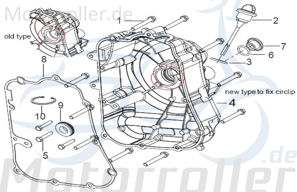 Kreidler Insignio 250 DD Simmerring 250ccm 4Takt 160015000000 Motorroller.de 14x27x8mm Simmering Wellendichtring Abdichtring Dichtringe Öldichtring