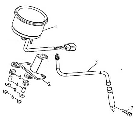 SMC Quad 170 Tachowelle 840mm M12X1 170ccm 4Takt 61520-RAM-01 Motorroller.de Überwurfmutter Vierkant Tachoantrieb Tacho-Welle Tachometerwelle ATV UTV