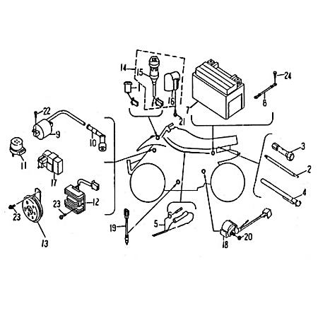 Massekabel 95462 für Rex Quad-250