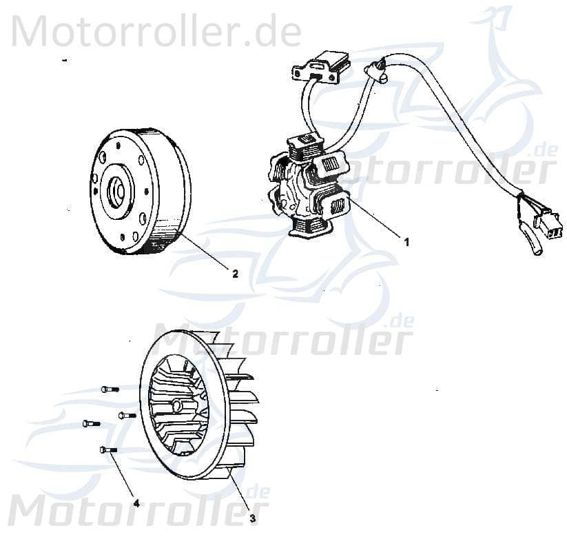 Bundschraube M6x18mm Tongjian Maschinenschraube 150ccm 4Takt Motorroller.de Flanschschraube Flansch-Schraube Maschinen-Schraube Bund-Schraube Buggy