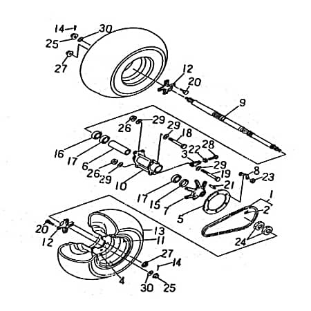Bremstrommel hinten von Motorroller.de 95529