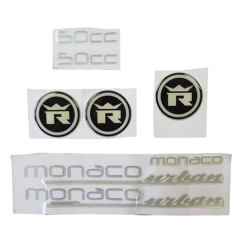 Rex RS450 Dekorsatz Aufkleber Sticker 50ccm 4Takt 706329 Motorroller.de Aufkleber-Set Deko-Set Aufklebersatz Dekoraufkleber Kit Scooter Monaco 125