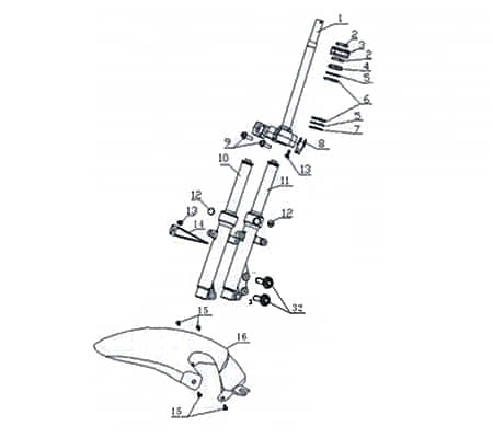 Ringmutter Kreidler Vabene 50 Konusmutter Lenkermutter 730213 Motorroller.de 50ccm-2Takt Scooter SMC Moped Ersatzteil Service Inpektion Direktimport