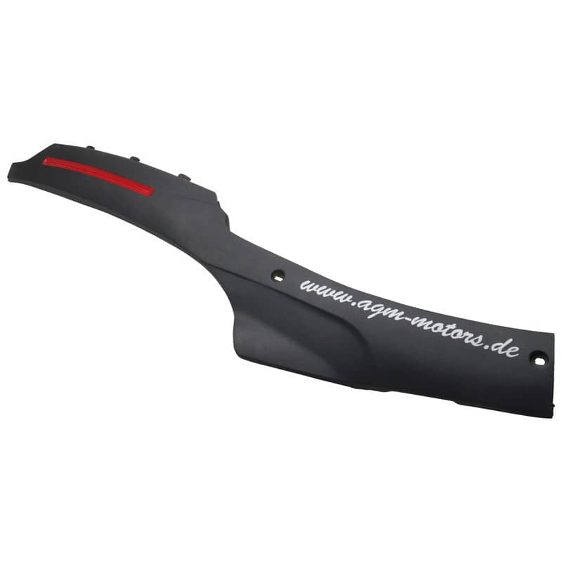 Seitenleiste rechts rot-schwarz matt 1020407(43/19)