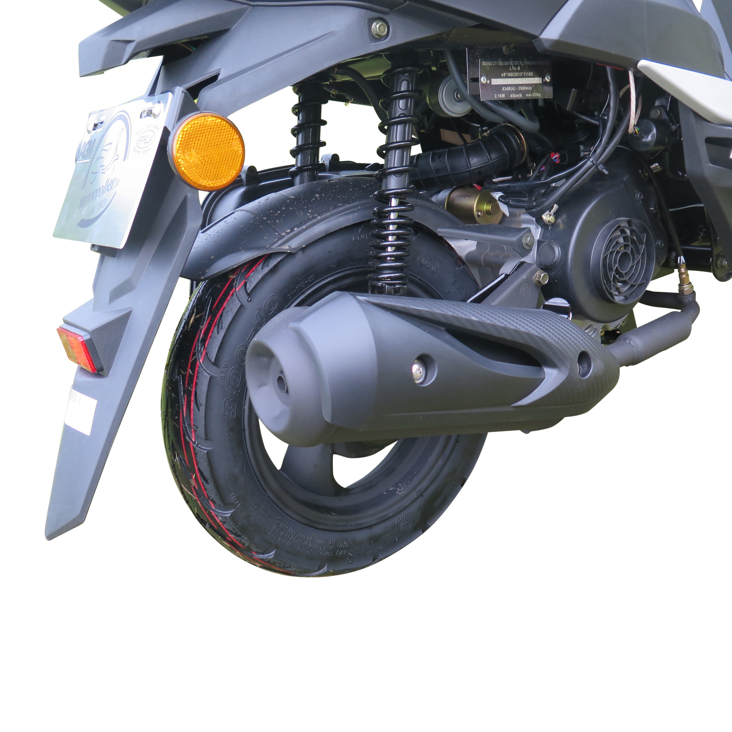 Motorroller GMX 460 Sport S blau 45 km/h Euro 5 Mokick Roller Scooter