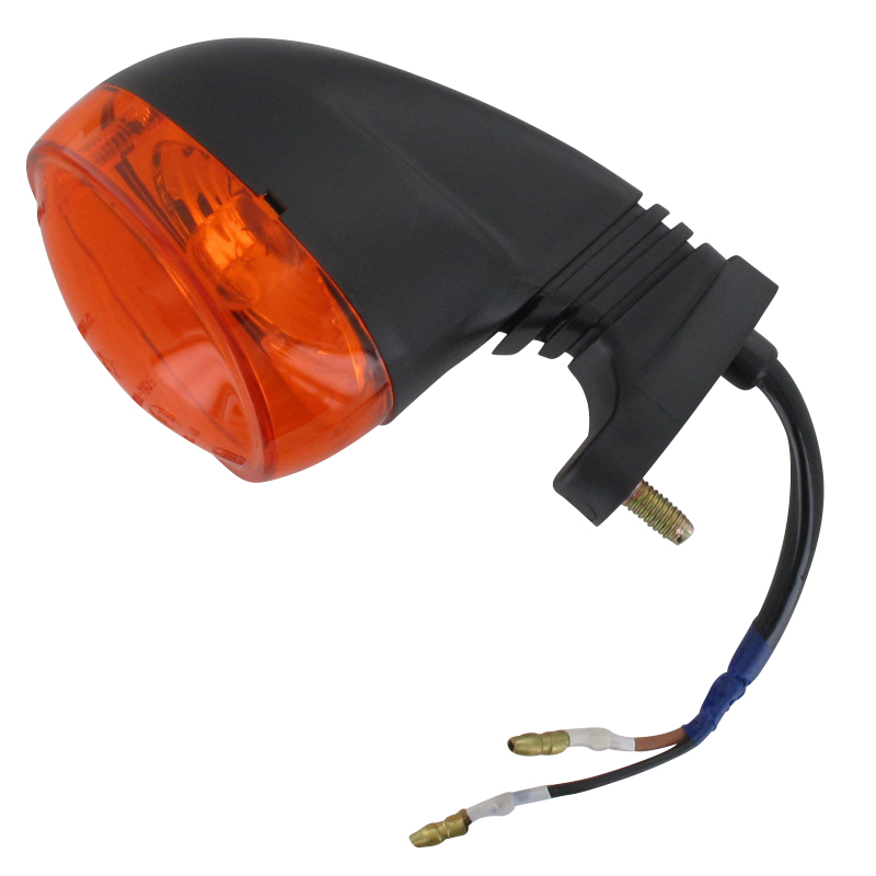 PGO Blinker E1 hinten rechts Big Max 50 Roller 50ccm 2Takt Motorroller.de orange, Gehäuse dunkel schwarz Signalleuchte Blinklicht Blinkleuchte Winker